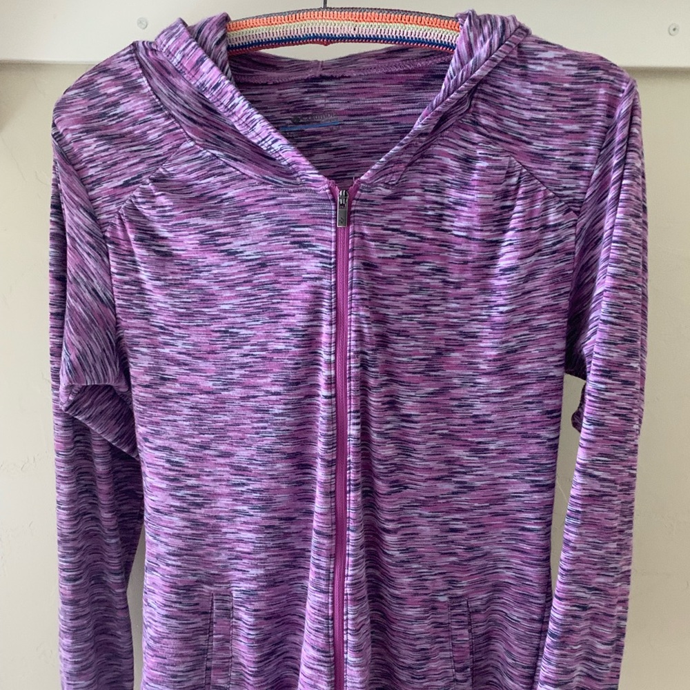 Columbia M light Zip jacket with hood and pockets